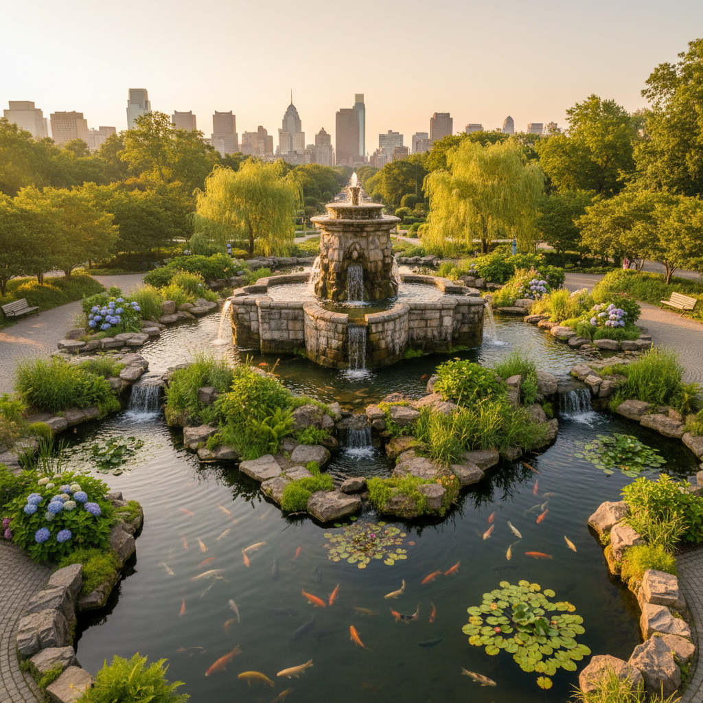 Philadelphia Garden Fountain